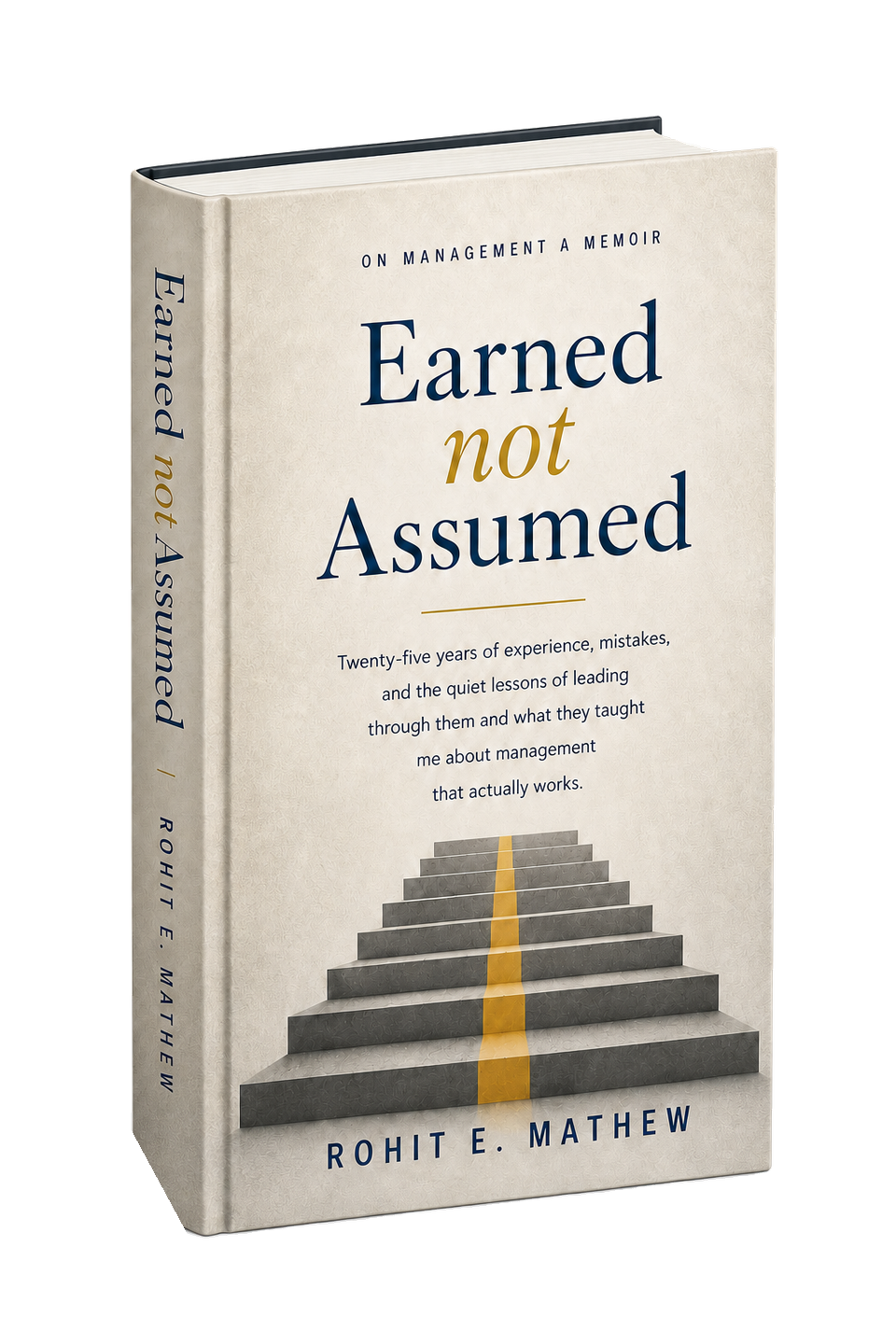 Three-quarter view of Earned Not Assumed by Rohit Eapen Mathew